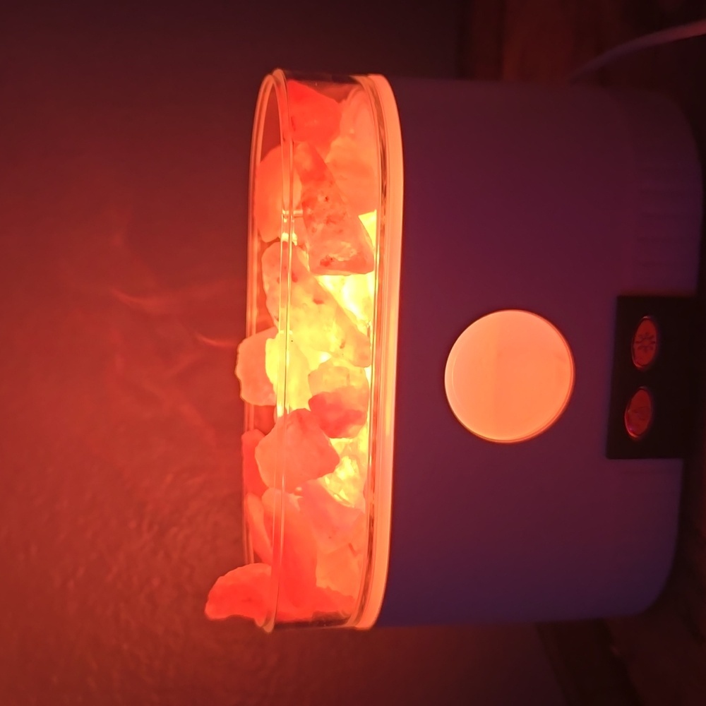 LED Himalayan Salt Lamp Oil Diffuser - Picture 4 of 4